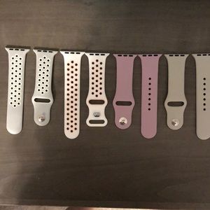 Four Apple Watch Bands. Small 38m